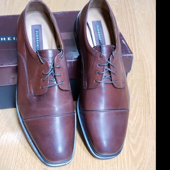 Florsheim Talbot cap toe oxford in cognac - Picture 2 of 4